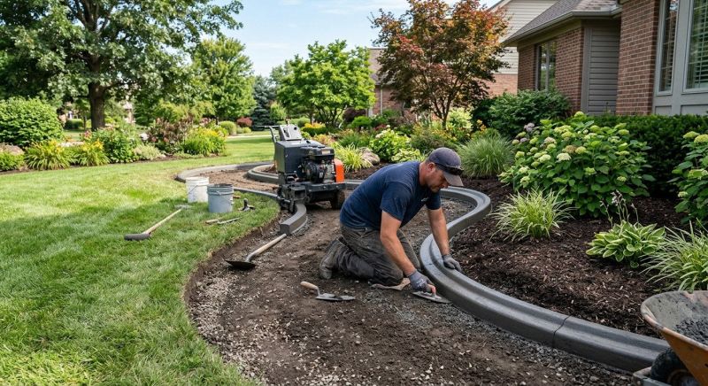 Cement Curbing Installation in Citrus County, FL